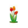 Drevený tulipán na vyfarbenie | Darček pre mamičku