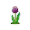 Drevený tulipán na vyfarbenie | Darček pre mamičku