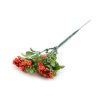 Artificial branch with berries and leaves, 19cm
