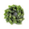 Künstlicher Weihnachtskranz, beschneit, Ø 25 cm