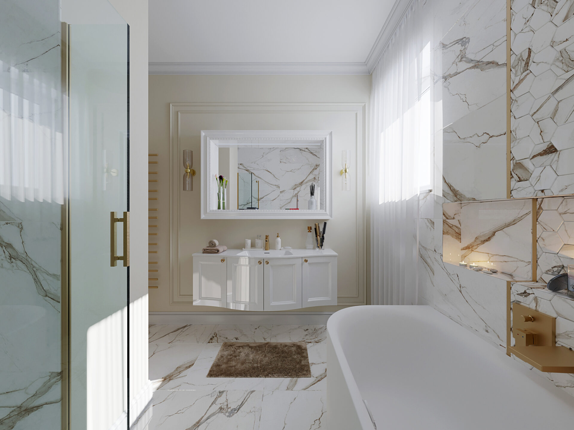 NÁVRH A VIZUALIZÁCIA KÚPEĽNE V RODINNOM DOME