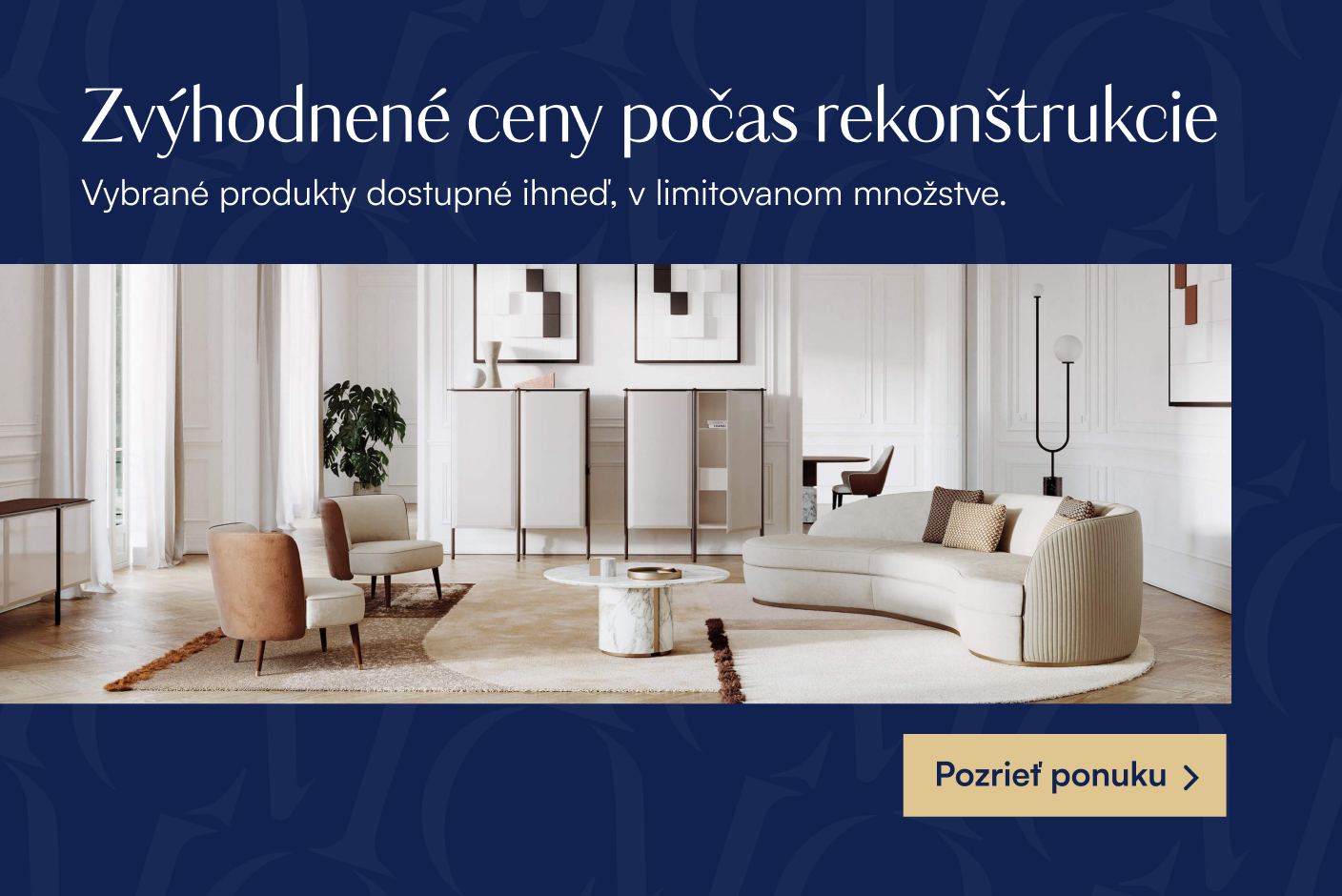 Luxusná sedacia súprava KLARENCE