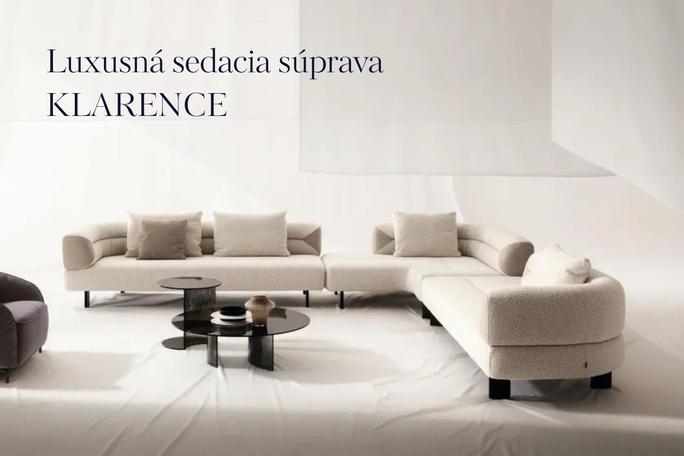 Luxusná sedacia súprava KLARENCE