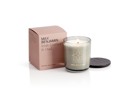 MAX BENJAMIN SVIEČKA IRISH LEATHER&OUD