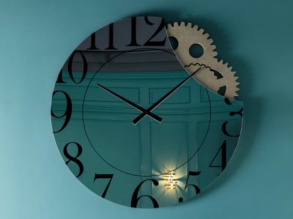 Zrkadlové dizajnové hodiny MEMPHIS