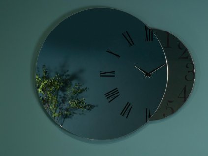 Zrkadlové dizajnové hodiny FUSION