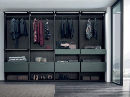 Vnútorné vybavenie „WALK IN“ šatníka DOXA