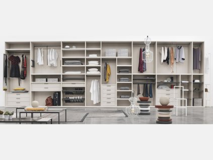 Vnútorné vybavenie „WALK IN“ šatníka LOGICA