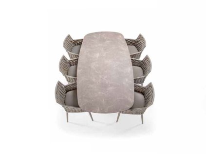 Exteriérový jedálenský stôl MILO