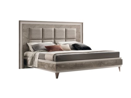 Manželská posteľ s čalúneným čelom AMBRA