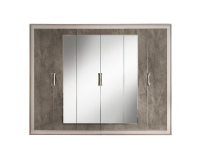 Exkluzívna moderná šatníková skriňa AMBRA