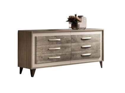 Exkluzívna moderná 6-zásuvková komoda AMBRA