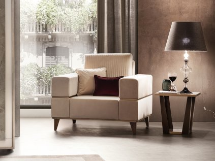 Exkluzívne moderné kreslo AMBRA