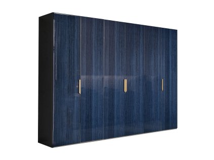 6-dverová šatníková skriňa v štýle Art Decó OCEANUM
