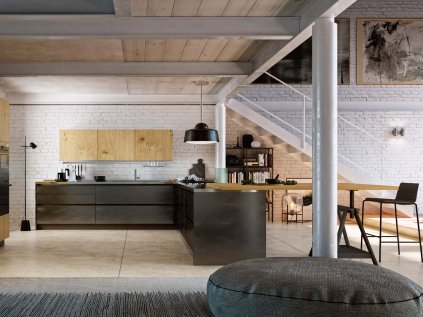 Dizajnová talianska kuchyňa INFINITY 08 od spoločnosti GICINQUE