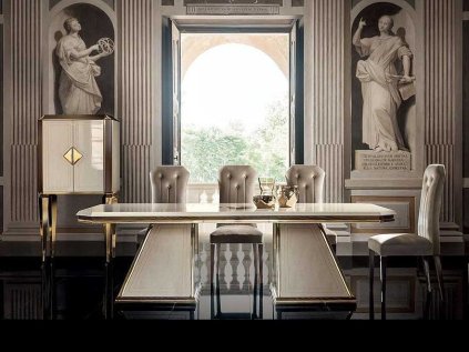 DIAMANTE jedálenský stôl so stoličkami