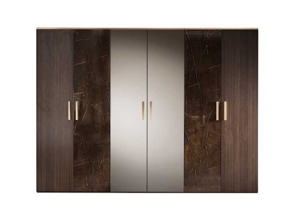 Šatníková skriňa 6-dverová ESSENZA