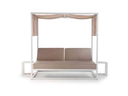 ANTIGUA záhradná posteľ s prestrešením