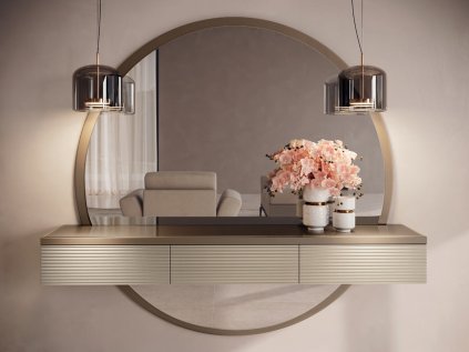 Zrkadlo s konzolou s kolekcie LINEAZrkadlo s konzolou s kolekcie LINEA