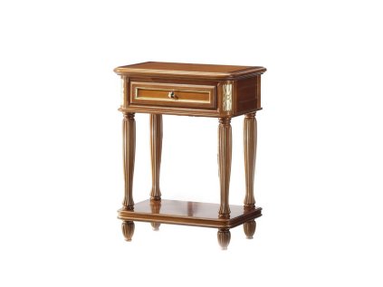 Nadčasový rustikálny nočný stolík MARCO POLO