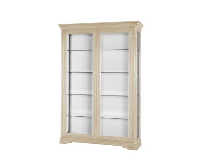 Rustikálna 2-dverová vitrína z kolekcie MARCO POLO