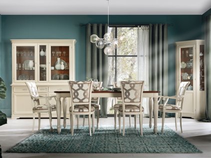Jedálenský stôl s rozťahovaním, stoličky a kreslá MARCO POLO