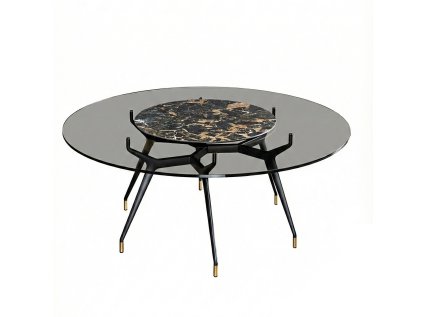 Moderný okruhlý jedálenský stôl ARKOS