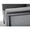 Exteriérové záhradné sedenie CRETA v prevedení DARK GREY/ ANTRACITE
