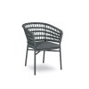 Exteriérové jedálenské kreslo BLED ANTRACIT