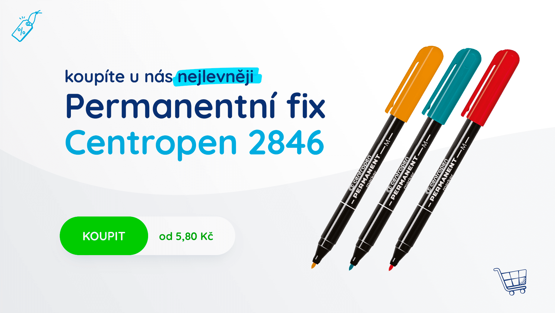 Permanentní fix Centropen 2846