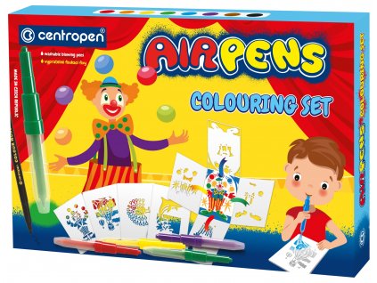 113 foukaci fixy na papir 8 1ks airpens colouring set centropen 1500