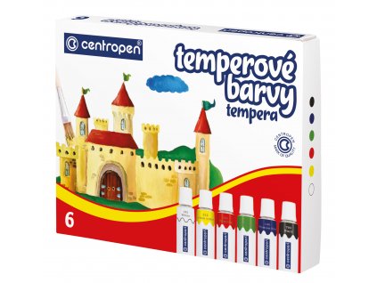 Tempery Centropen 9550, v tubách 12ml (Barva 12 ks)