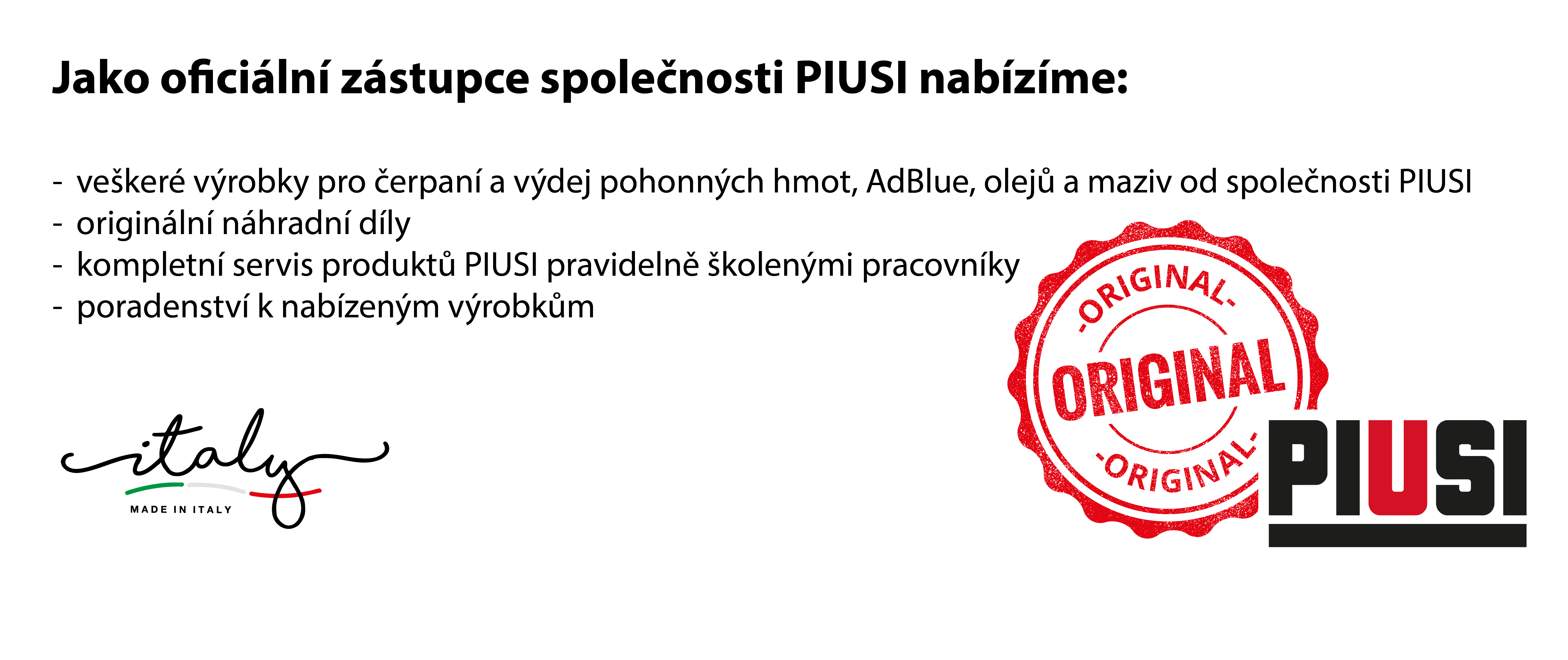 Oficiální dealer PIUSI