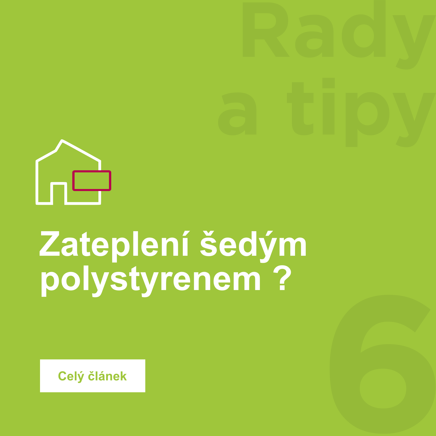 Zateplení šedým EPS