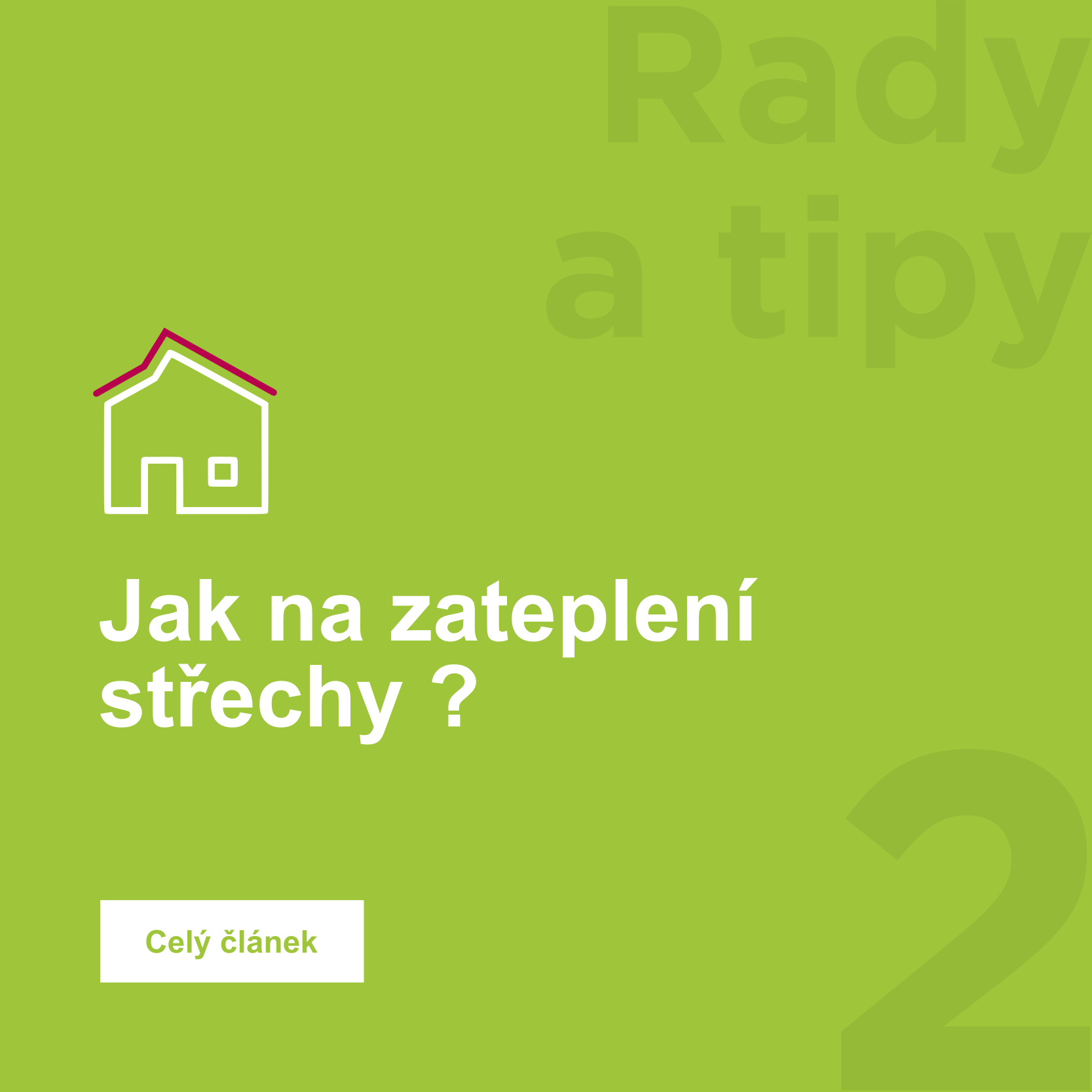 Zateplení střechy