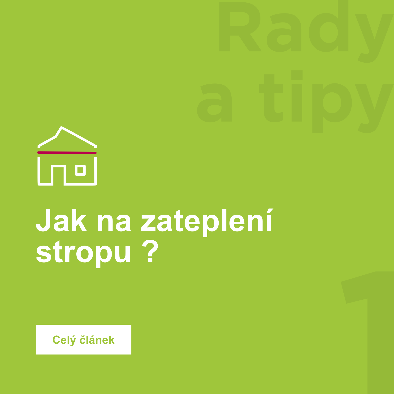 Zateplení stropu