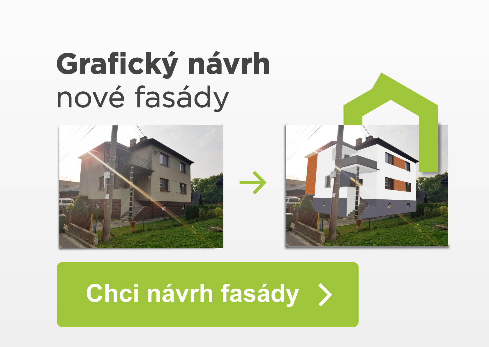 Grafický návrh fasády