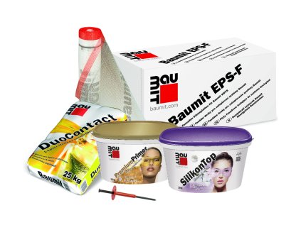 Baumit Duo zateplovací set s bílým EPS 70F SilikonTop