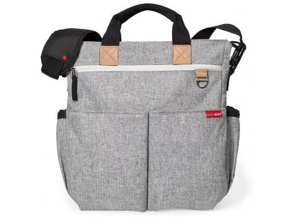 SKIP HOP Taška prebaľovacia Duo Signature grey melange