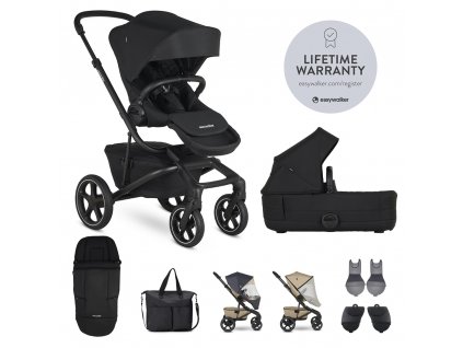 EASYWALKER JIMMEY set XXL Pepper black s príslušenstvom