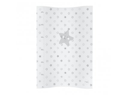 CEBA Podložka prebaľovacia 2-hranná mäkká COSY (50x70) Hviezdy šedá