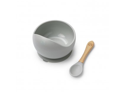 60245100184NA Silicone Bowl Set Mineral Green SS22 PP