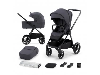 KINDERKRAFT SELECT Kočík kombinovaný Nea 2v1 Deep Grey, Premium