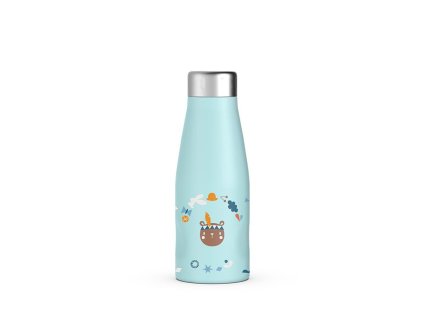 SUAVINEX | TERMO NEREZOVÁ FĽAŠA 350ml FOREST RUŽOVÁ
