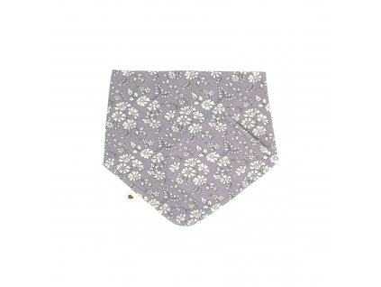 BIBS x Liberty slintacik z BIO bavlny Capel FossilGrey 940410303 5713795243280