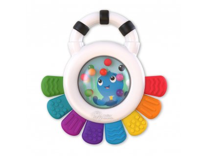 BABY EINSTEIN Hračka senzorická hrkálka a hryzačka bez BPA Outstanding Opus™ 3m+