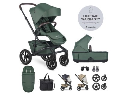 EASYWALKER Jimmey AIR Pine green set XXL s príslušenstvom