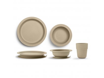 60262001116NA Children's Dinner Set Pure Khaki 1 AW22 PP