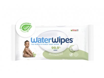 WATERWIPES Vlhčené obrúsky bez obsahu plastov Soapberry 60 ks