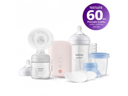 Philips AVENT Odsávačka materského mlieka elektronická sada SCD395/21